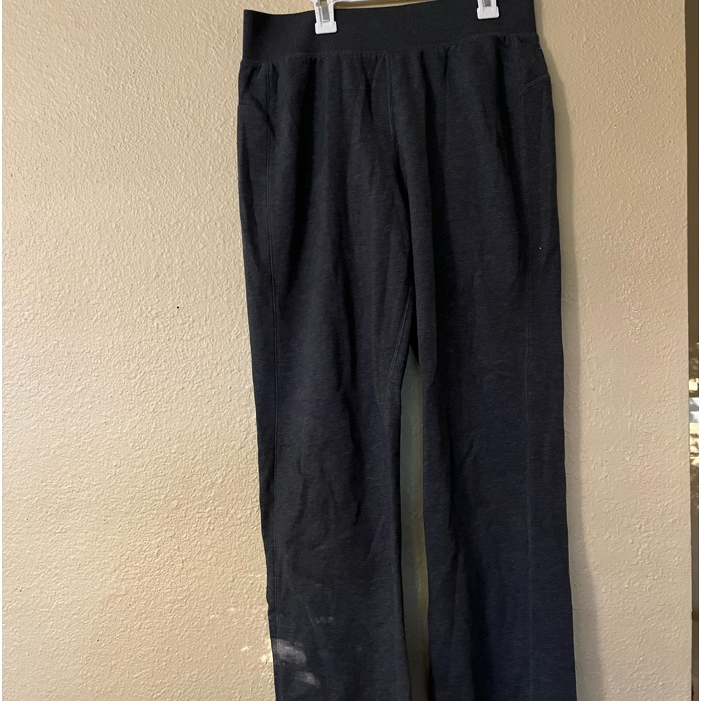Gray sweatpants